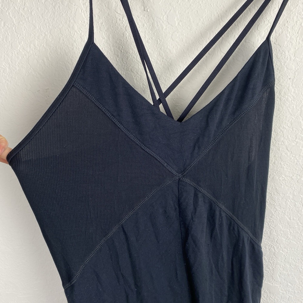 Alala Black V-Neck Spaghetti-Strap Jumpsuit - L - Picture 5 of 9